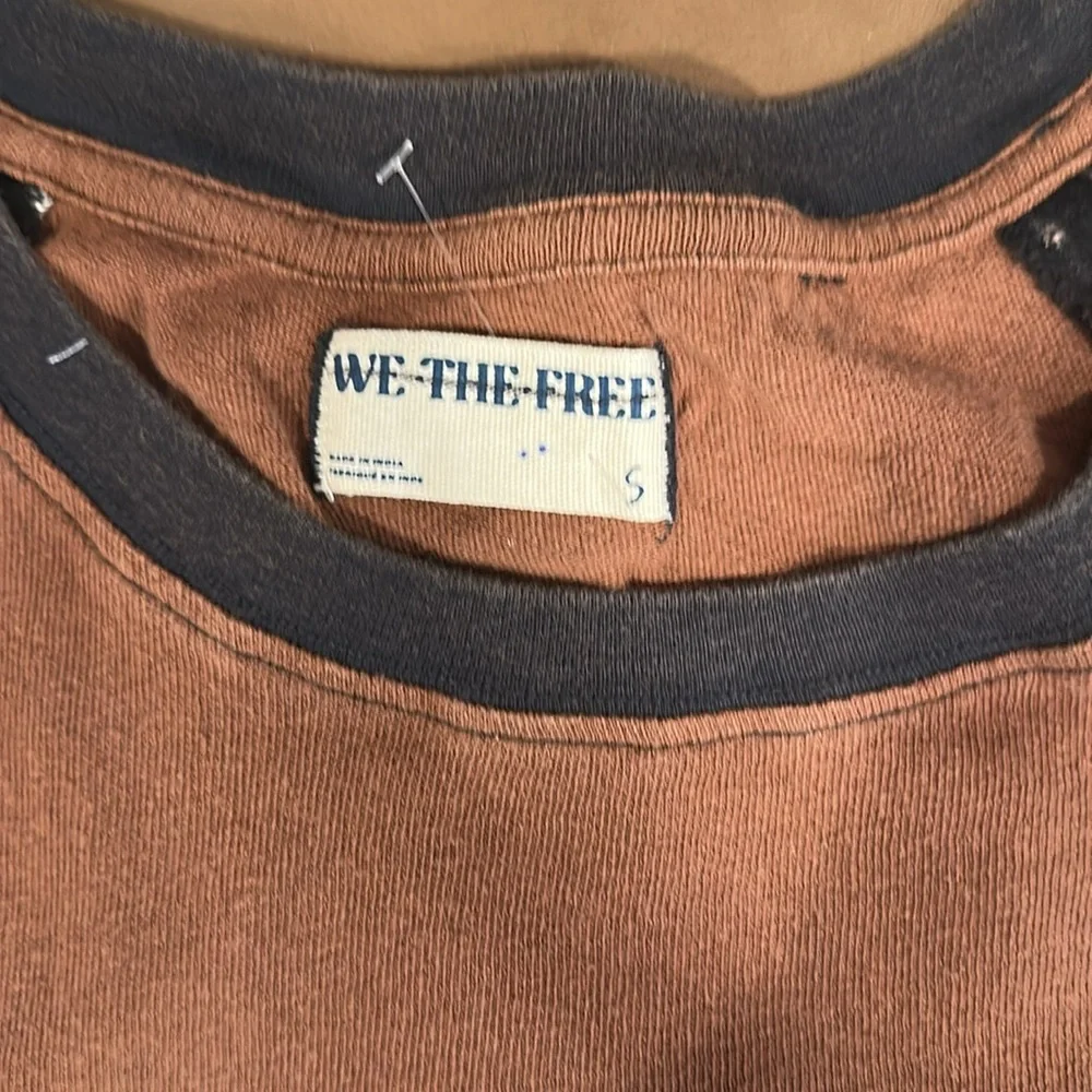Free People We the Free Sloane Embellished Graphic Tee in Black Combo - Picture 6 of 7